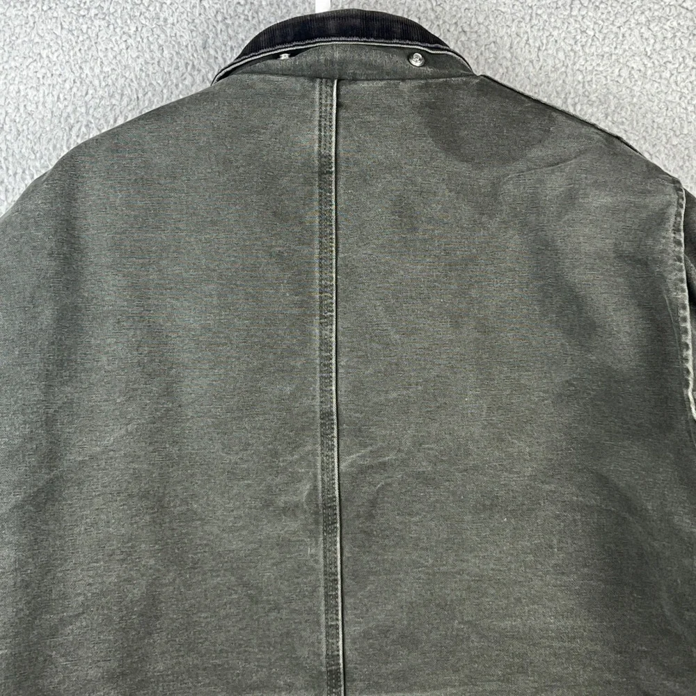 Carhartt J22 MOS Arctic Detroit Quilt Lined Sandstone Jacket Mens 2XL Green USA